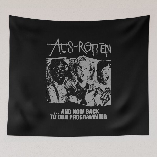 Item preview, Behavior Violence Band Tomorrow Disappear Aus Rotten Programming Graphic For Fans designed and sold by MackayEngaging.