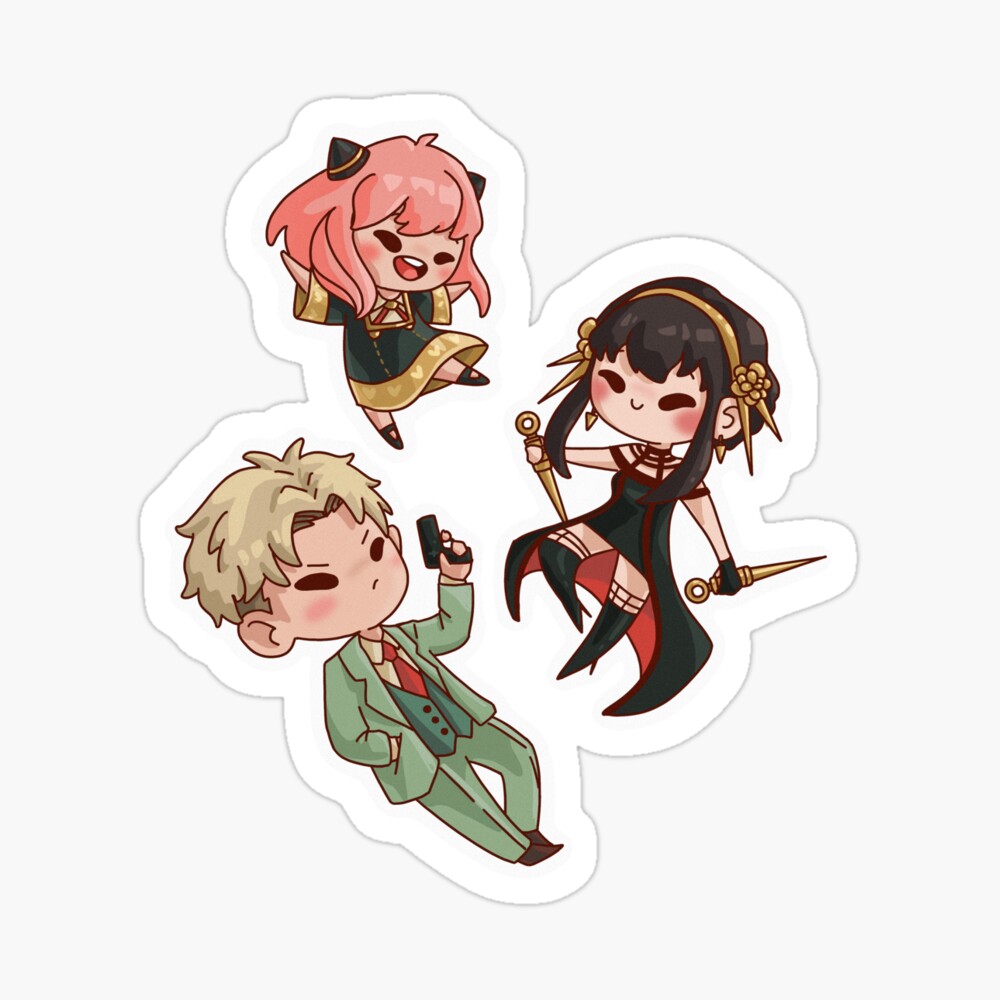 Anime Stickers Print