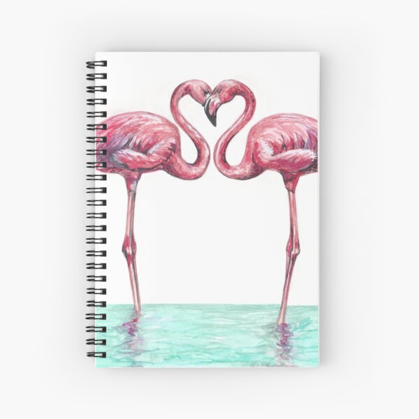 Item preview, Pink flamingos in love designed and sold by Pendientera.