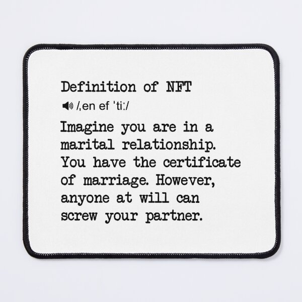 Item preview, What is NFT ART? Define NFT for Beginners Dummies designed and sold by alltheprints.