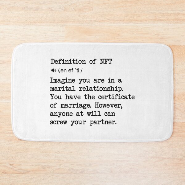 Item preview, What is NFT ART? Define NFT for Beginners Dummies designed and sold by alltheprints.