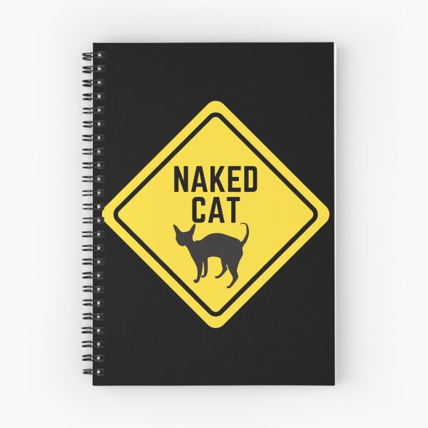 Item preview, Warning naked cat devon rex designed and sold by Tanya Mihe.