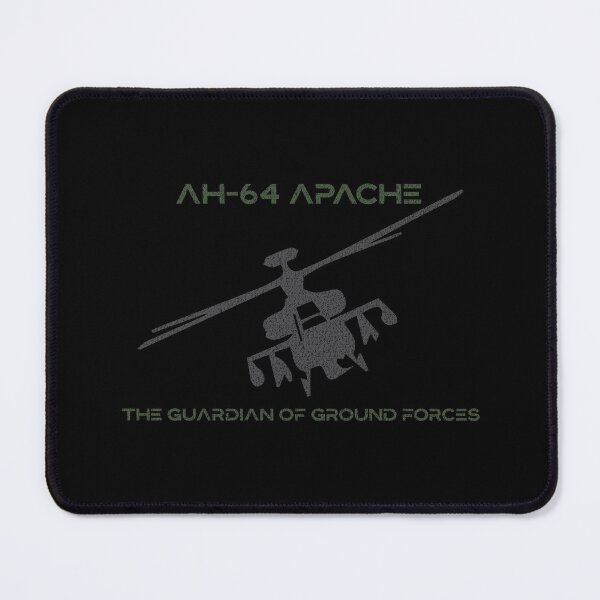 Item preview, AH-64 Apache Gunship the Guardian of Ground Forces Helicopter Black designed and sold by Coffee Partee.