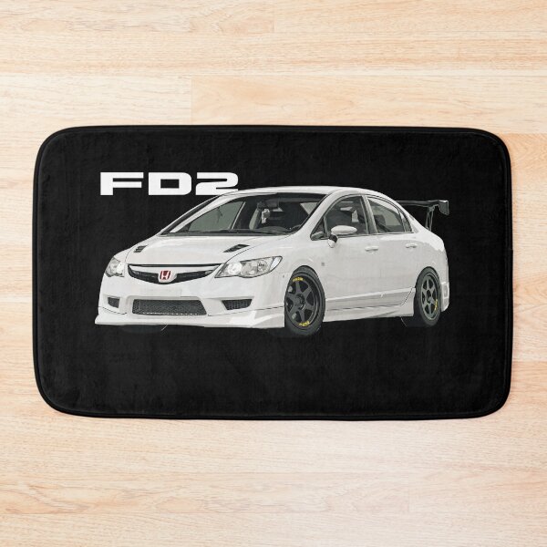 Item preview, Initial D Anime Classic JDM Spoon fd2 sedan champ white 8th gen designed and sold by cowtownCOWBOY.