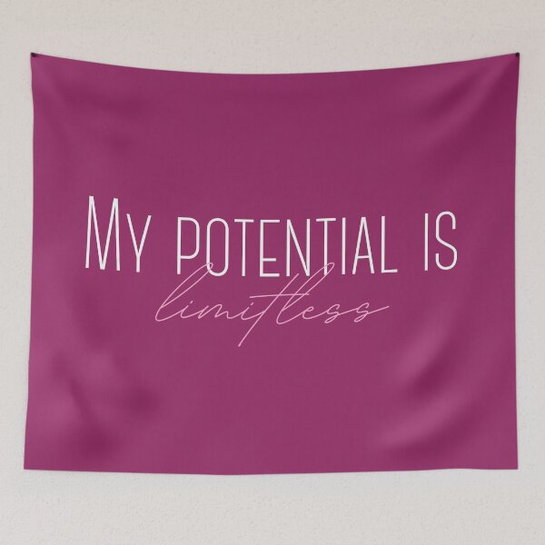 Item preview, My potential is limitless - positive affirmation designed and sold by PausePapote.