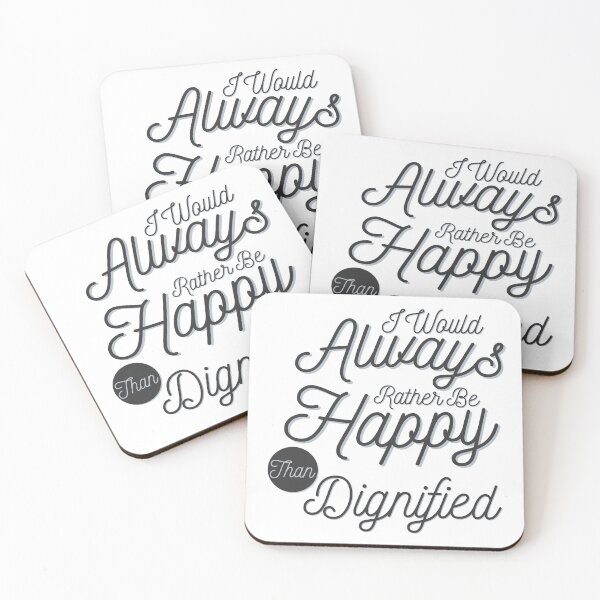Item preview, Happy than Dignified designed and sold by GraphikNook.