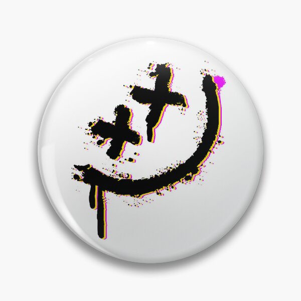 Item preview, Cara sonriente de graffiti con colores neón. designed and sold by Lokoz.