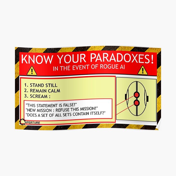 KNOW YOUR PARADOXES Poster