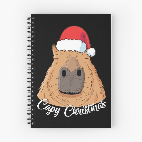 Item preview, Capy or Huppy Christmas Capybara Holidays Santa Design designed and sold by alltheprints.