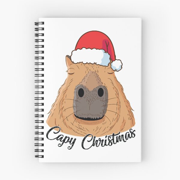 Item preview, Capy or Huppy Christmas Capybara Holidays Santa Design designed and sold by alltheprints.