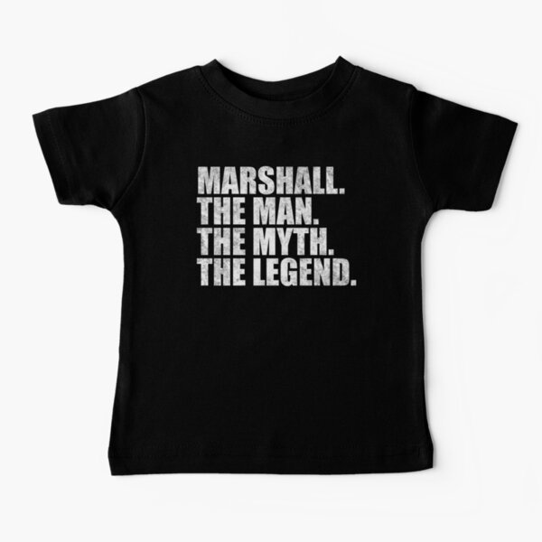 Item preview, Marshall Name Marshall The Man The Myth The legend designed and sold by Teelogic.