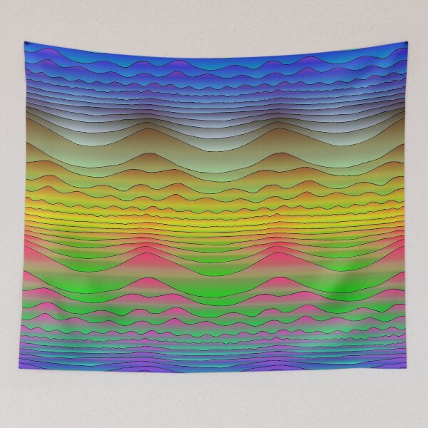 Item preview, Psychedelic Landscape designed and sold by cosmicesoteric.