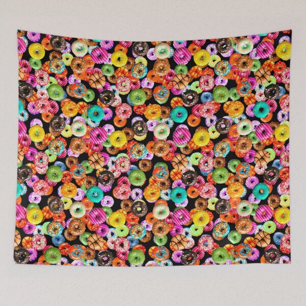 Item preview, A Lot Of Colorfully YUMMY DONUTS pattern designed and sold by EDDArt.