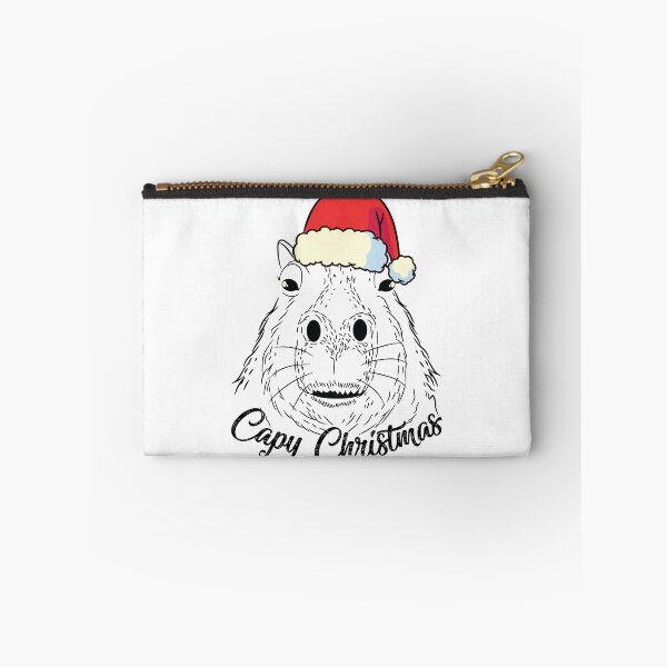 Item preview, Capy or Huppy Christmas Capybara Holidays Santa Design designed and sold by alltheprints.