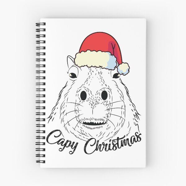 Item preview, Capy or Huppy Christmas Capybara Holidays Santa Design designed and sold by alltheprints.