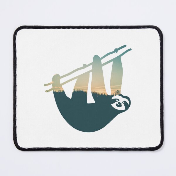 Item preview, Forest Trees Under Calm Sky Sloth | Cute Sloth designed and sold by BopleDesigns.