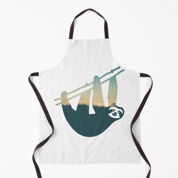 Item preview, Forest Trees Under Calm Sky Sloth | Cute Sloth designed and sold by BopleDesigns.