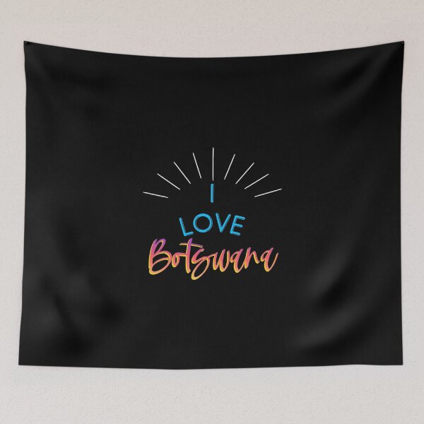 Item preview, I love Botswana, color art designed and sold by artdragongift 15.