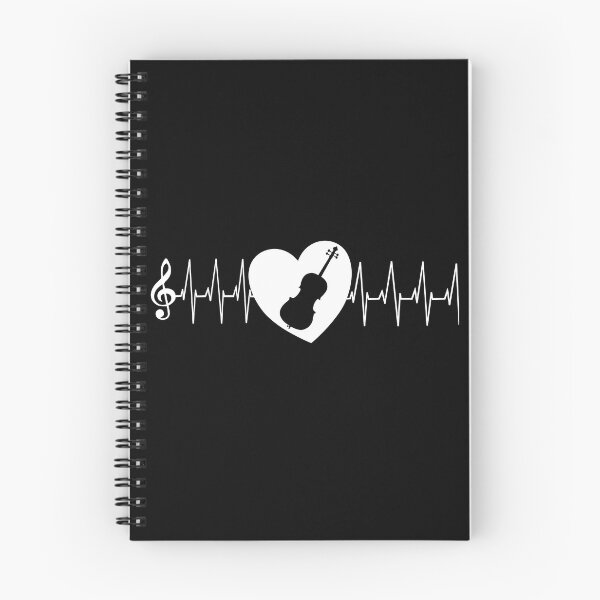 Item preview, Cello Inside A Heart With Heartbeat Lines designed and sold by Primroaddesigns.