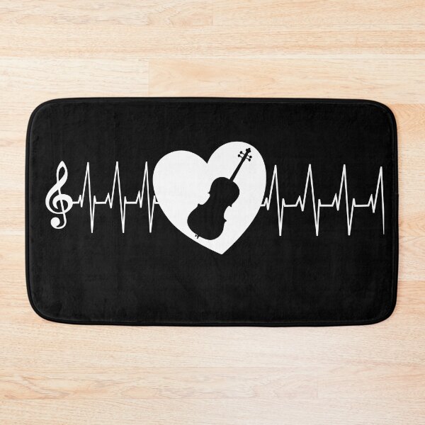 Item preview, Cello Inside A Heart With Heartbeat Lines designed and sold by Primroaddesigns.