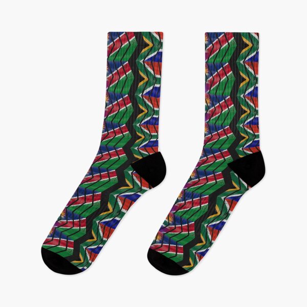 Item preview, South Africa Namibia chevrons (DISTRESSED) designed and sold by SolidEarthArt.