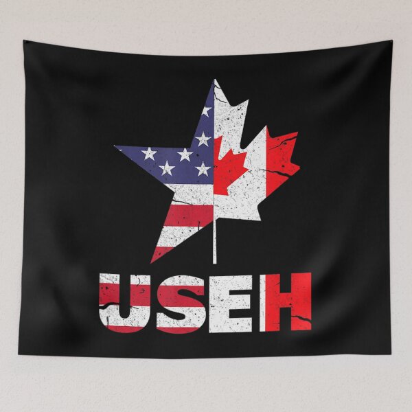 Item preview, US EH Funny Canada American Flag  designed and sold by dickvusqr.