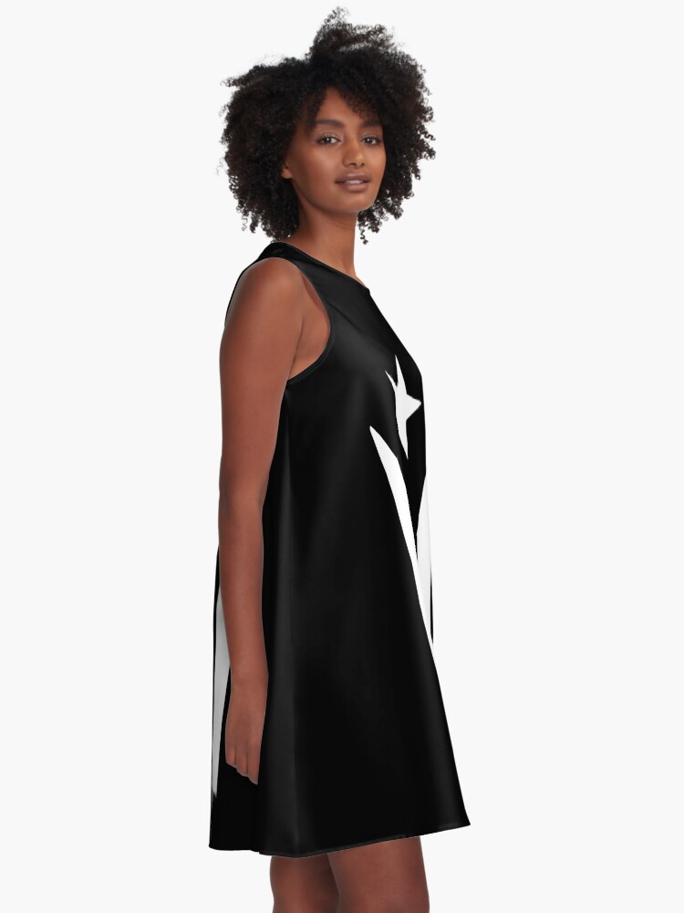 robe noire drapée