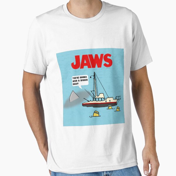 Item preview, Jaws Movie Fan Art , Shark Near Boat , Going To Need A Bigger Boat  designed and sold by amylydesign.