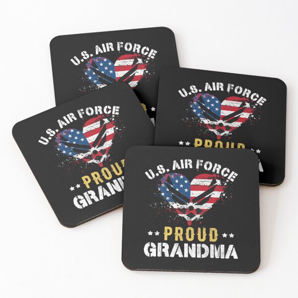Item preview, Proud Air Force Grandma American Flag Heart Veteran designed and sold by Xtjjae.