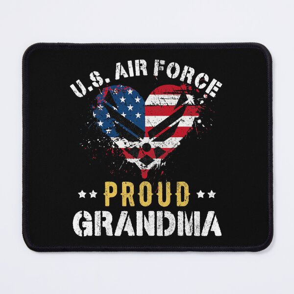 Item preview, Proud Air Force Grandma American Flag Heart Veteran designed and sold by Xtjjae.