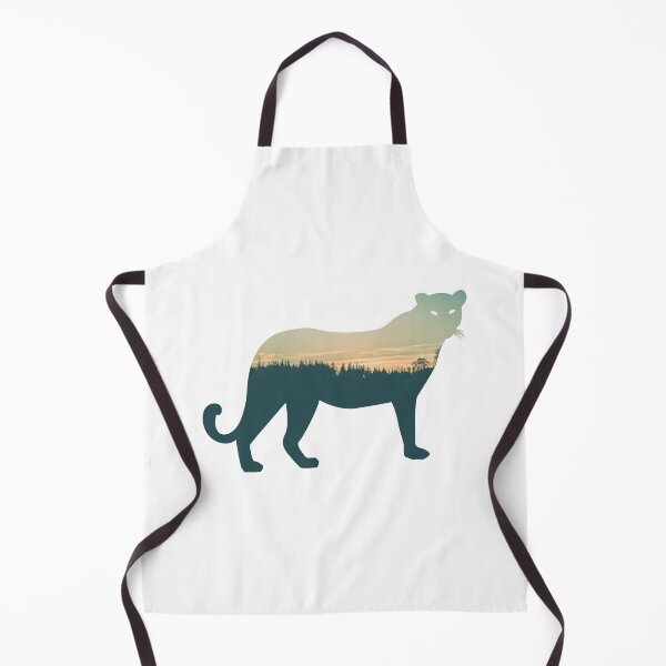 Item preview, Forest Trees Under Calm Sky Snow Leopard | Colorful Leopard designed and sold by BopleDesigns.