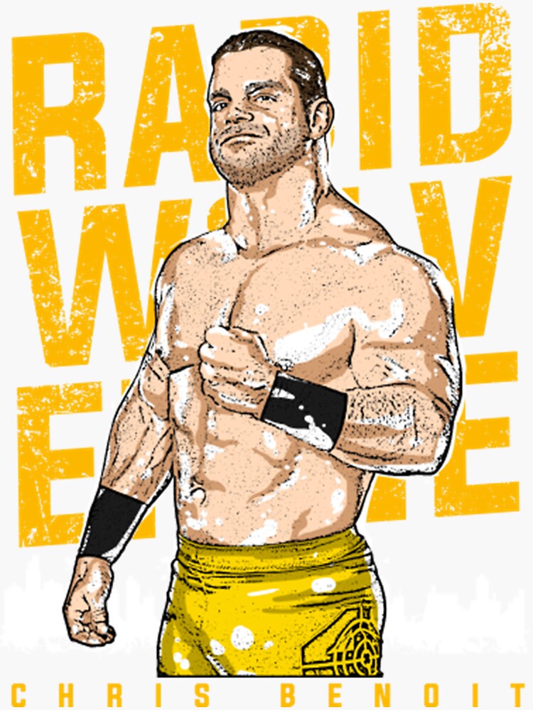 "Chris Benoit TShirtChris Benoit" Sticker for Sale by TaroFukui