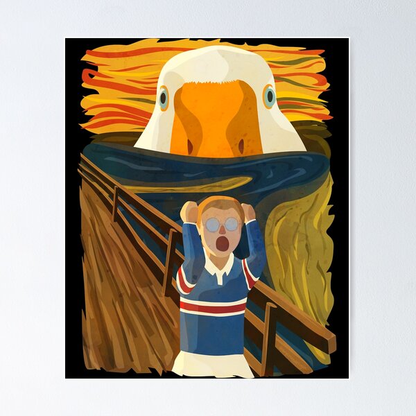 Item preview, The Honk - Goose - The Scream Famous Painting Parody designed and sold by CurtisDagen01.