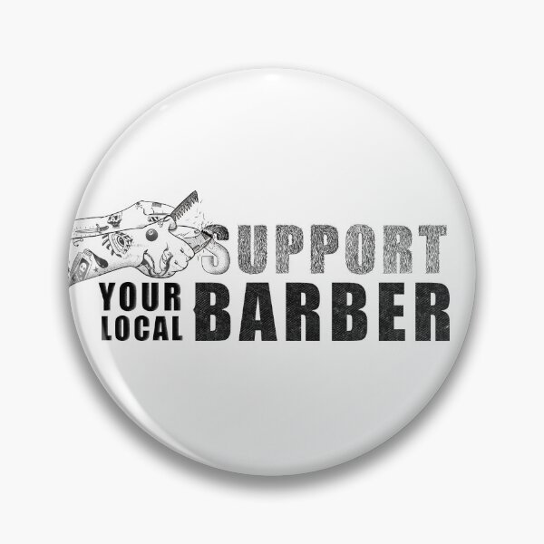 Item preview, support your local barber designed and sold by Marcin Flejszer.