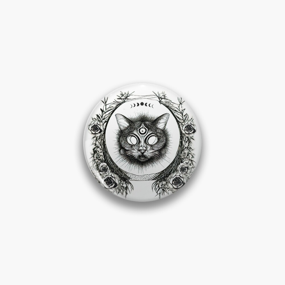 Three Eyed Cat Pin