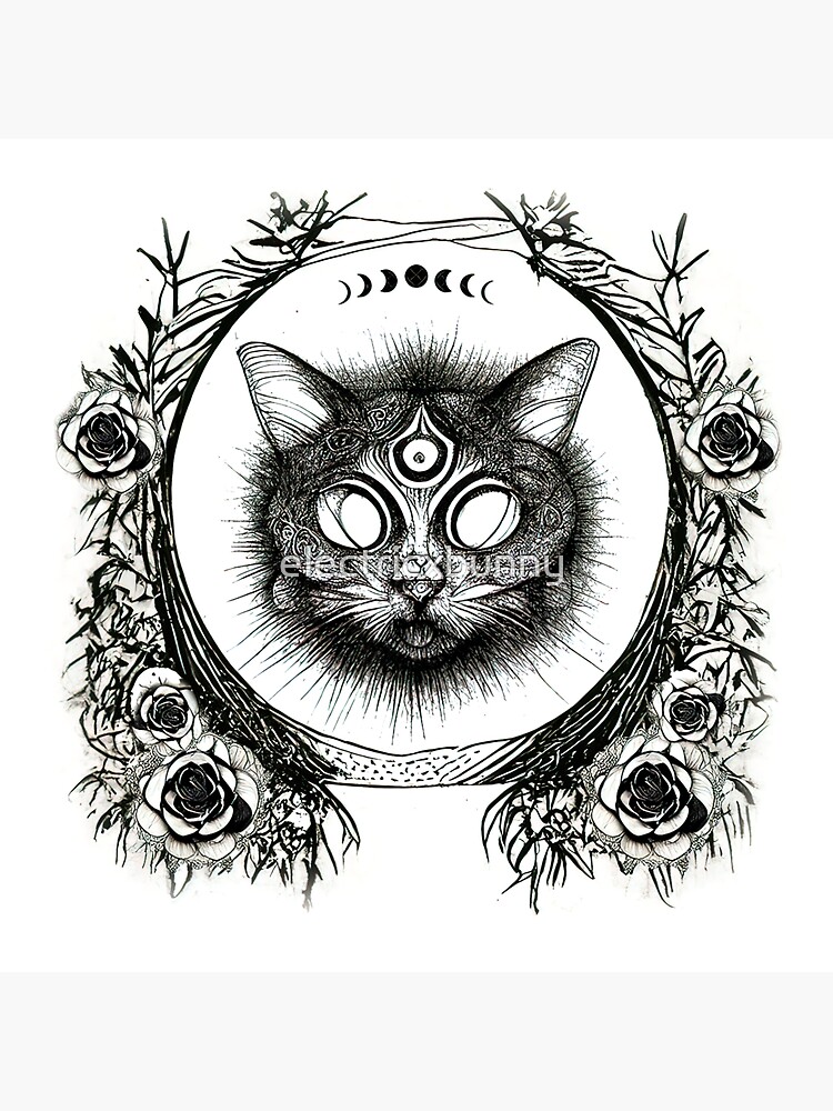 Three Eyed Cat by electricxbunny