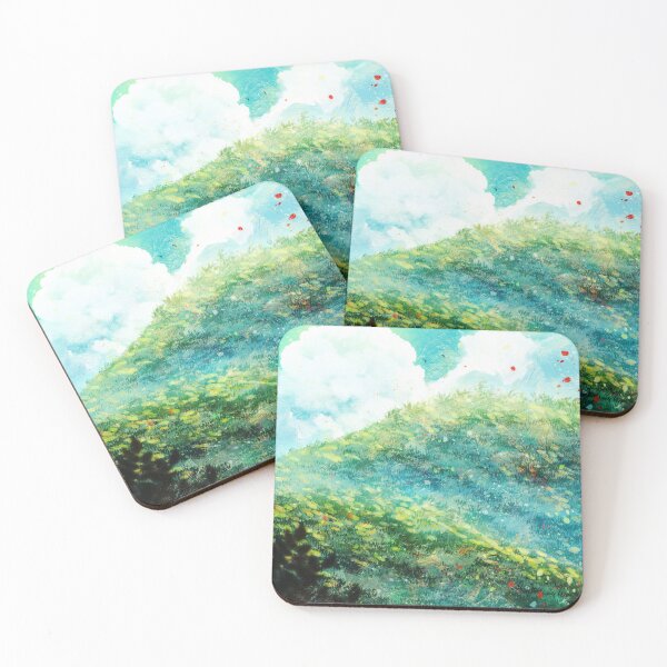 Item preview, The green meadow hills  designed and sold by Swadeillustrations.