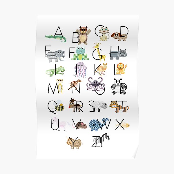 Animal ABC Poster