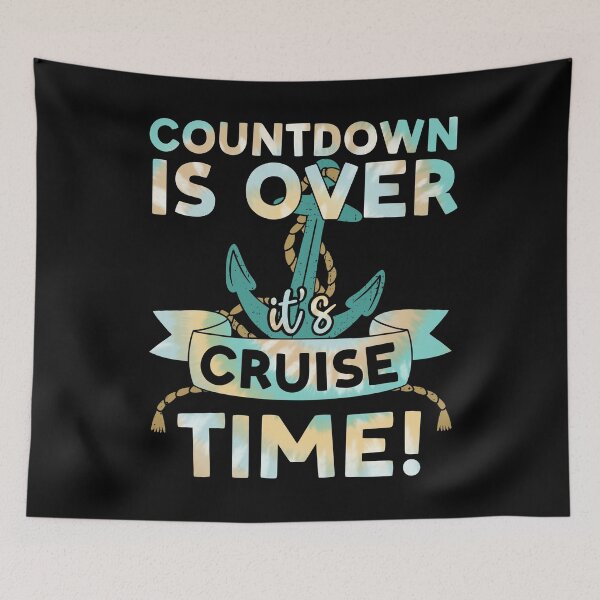Item preview, Countdown is over it's Cruise Time Tie Dye Print For Family Cruise Trip  designed and sold by JokeGysen.