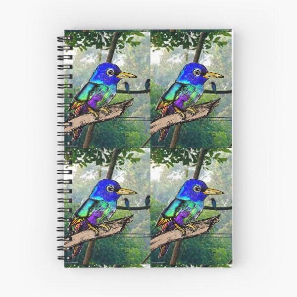 Item preview, espdzines colorful little bird. designed and sold by EspDzines.