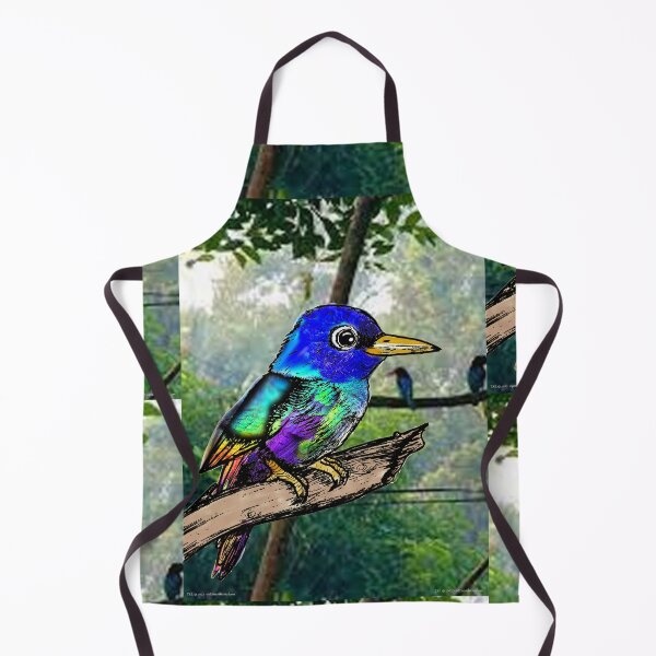 Item preview, espdzines colorful little bird. designed and sold by EspDzines.