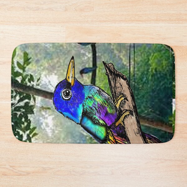 Item preview, espdzines colorful little bird. designed and sold by EspDzines.