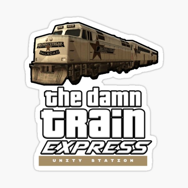 GTA San Andreas Follow The Damn Train CJ    Sticker