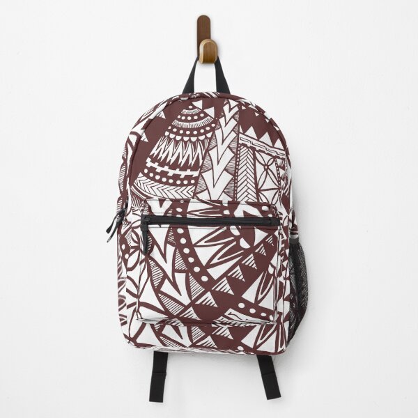 Item preview, Pacific Island Pattern 2 - Brown designed and sold by Hunter54nz.