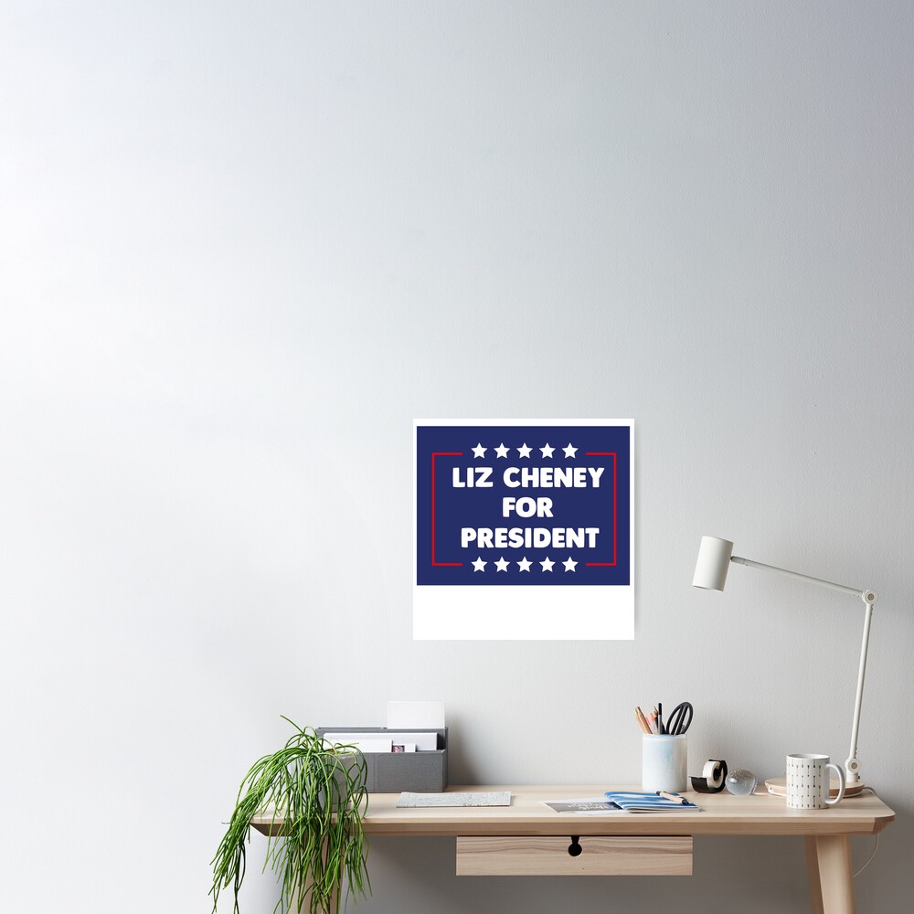 "Liz Cheney 2024 For President Bumper" Poster for Sale by teezimy20