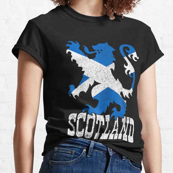 Scotland Vintage Lion Scottish Flag Pride Uk   Classic T-Shirt