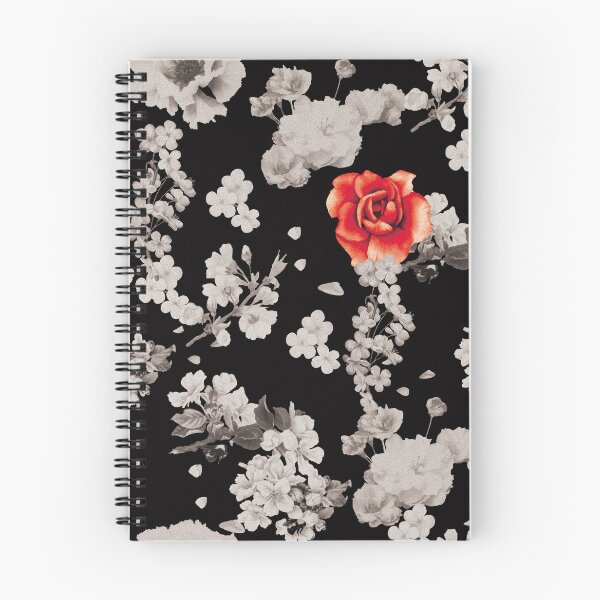 Item preview, Flowers Pattern (Black and Red) designed and sold by DiHK.