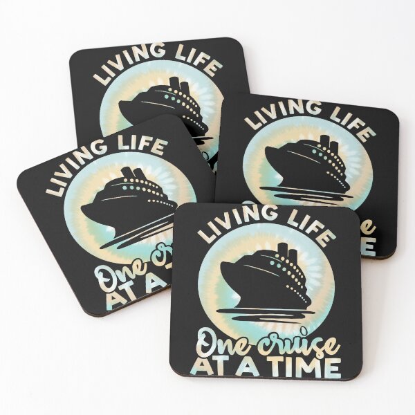 Item preview, Living Life One Cruise At A Time Tie Dye Print For Family Cruise Trip  designed and sold by JokeGysen.