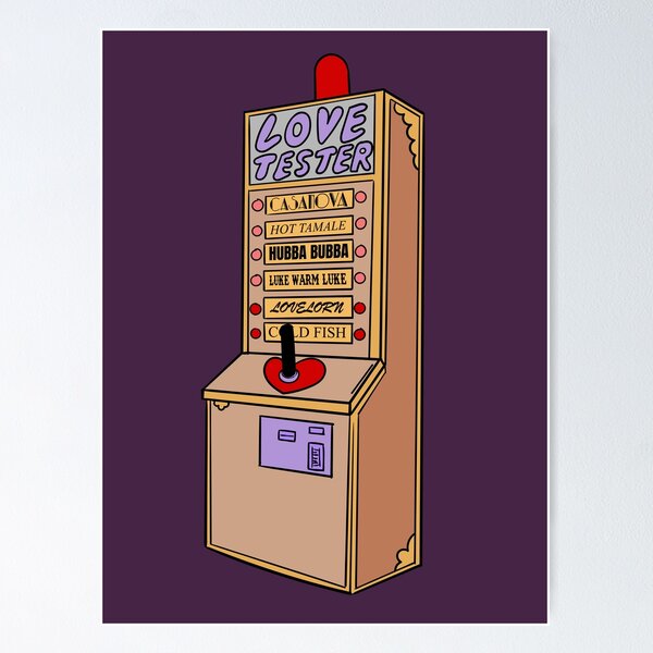 Moe's Love Tester Poster for Sale by McPod