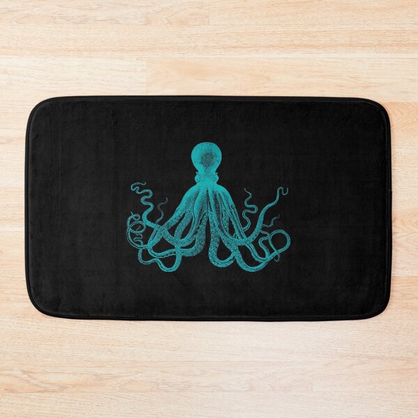 Item preview, Giant Octopus Graphic S Squid Sea Life Vintage Linocut  designed and sold by CMPretzelCo.